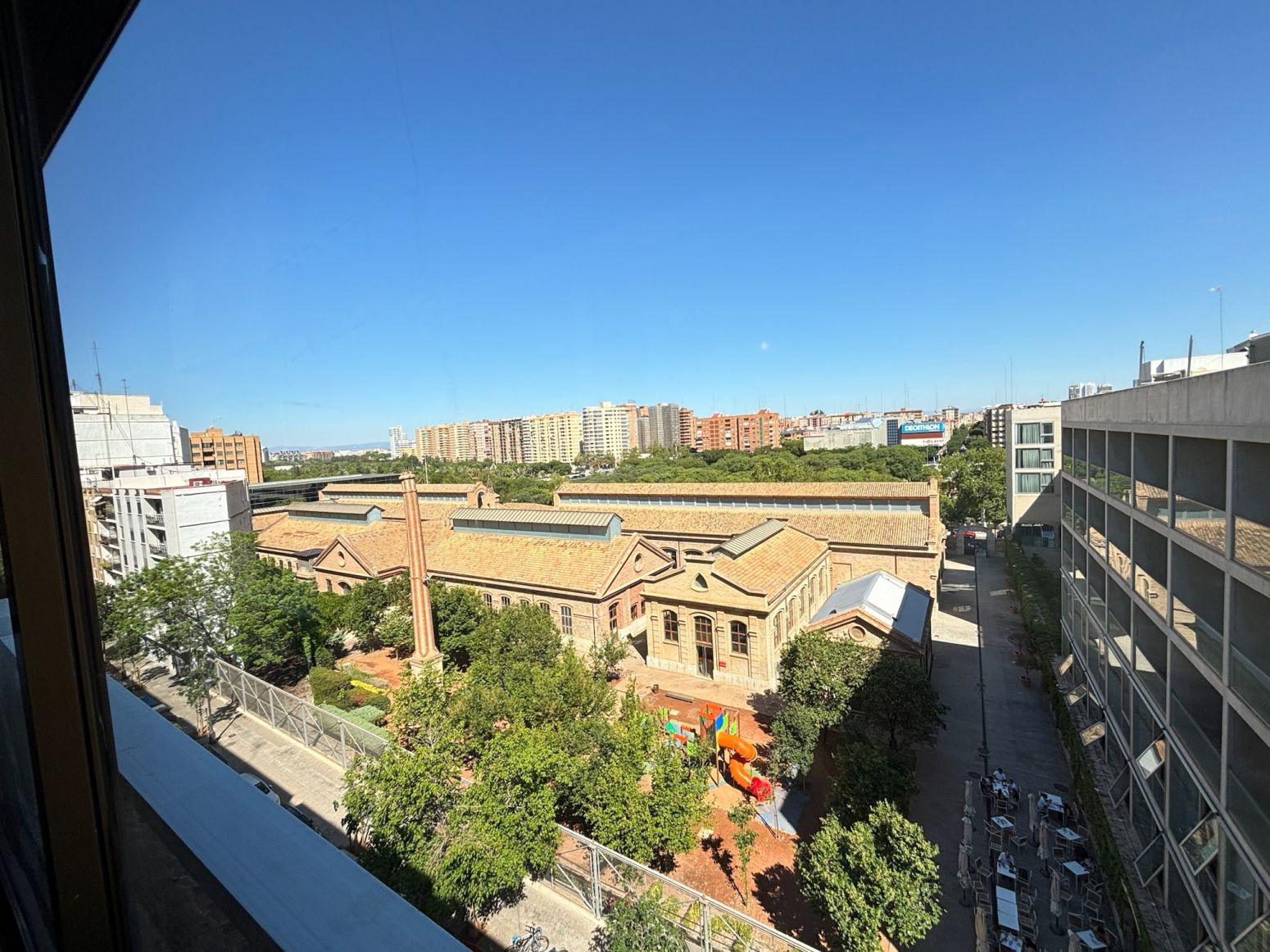 Exterior view of Flat to rent in  Valencia Capital  with Heating and Balcony