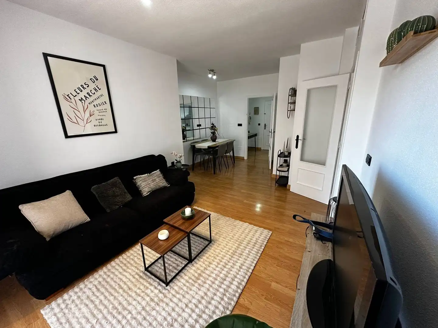 Sala de estar de Apartamento en venta en Murcia con Aire acondicionado, Trastero y Amueblado