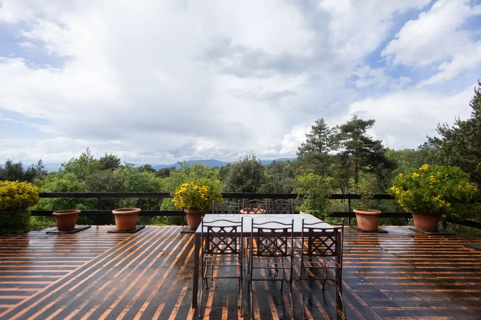 Terraza de Finca rústica en venta en L'Esquirol con Calefacción, Jardín privado y Terraza