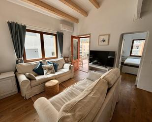 Living room of Flat to rent in  Palma de Mallorca  with Air Conditioner, Terrace and Furnished