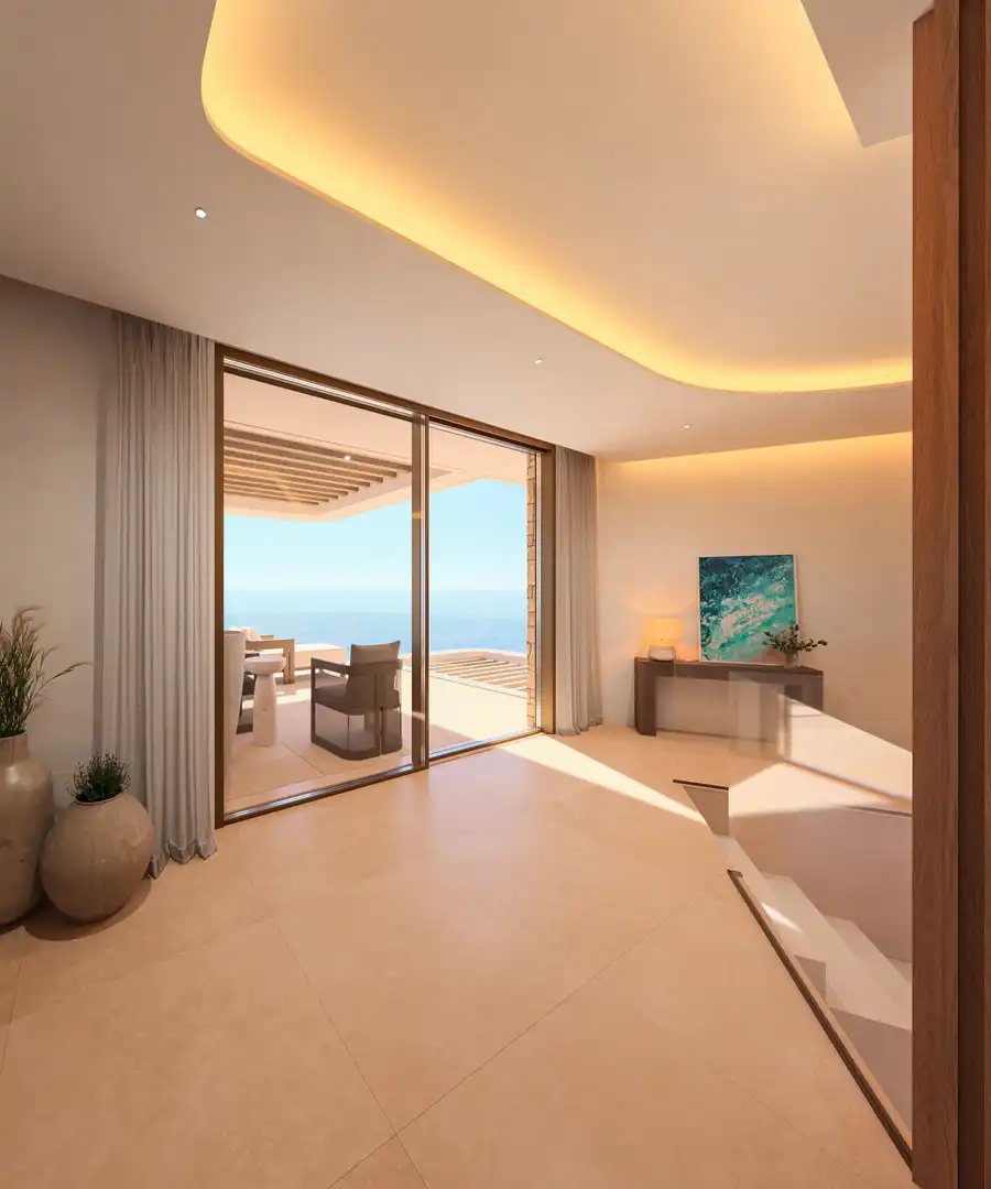 Sala d'estar de Casa o xalet en venda en Jávea / Xàbia amb Aire condicionat, Jardí privat i Terrassa