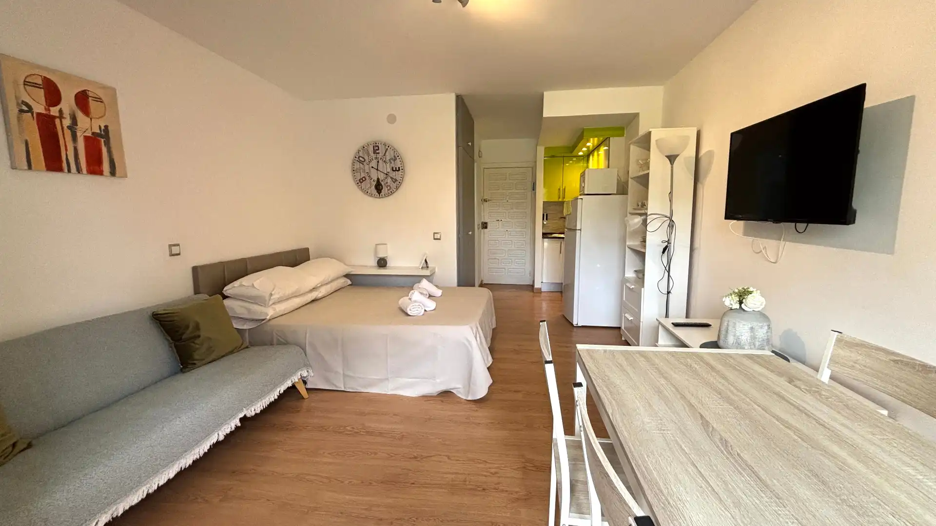 Schlafzimmer von Wohnung zum Verkauf in Benalmádena mit Klimaanlage, Parkett und Terrasse