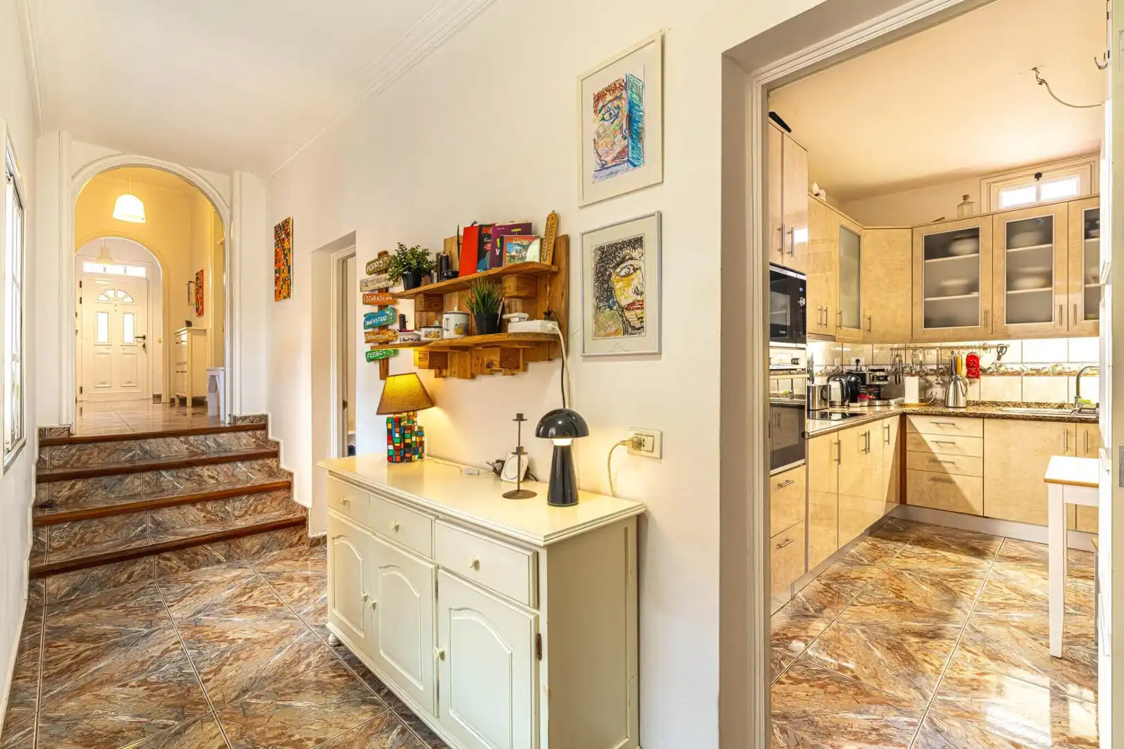 Cocina de Casa o chalet en venta en San Juan de la Rambla con Terraza, Trastero y Amueblado