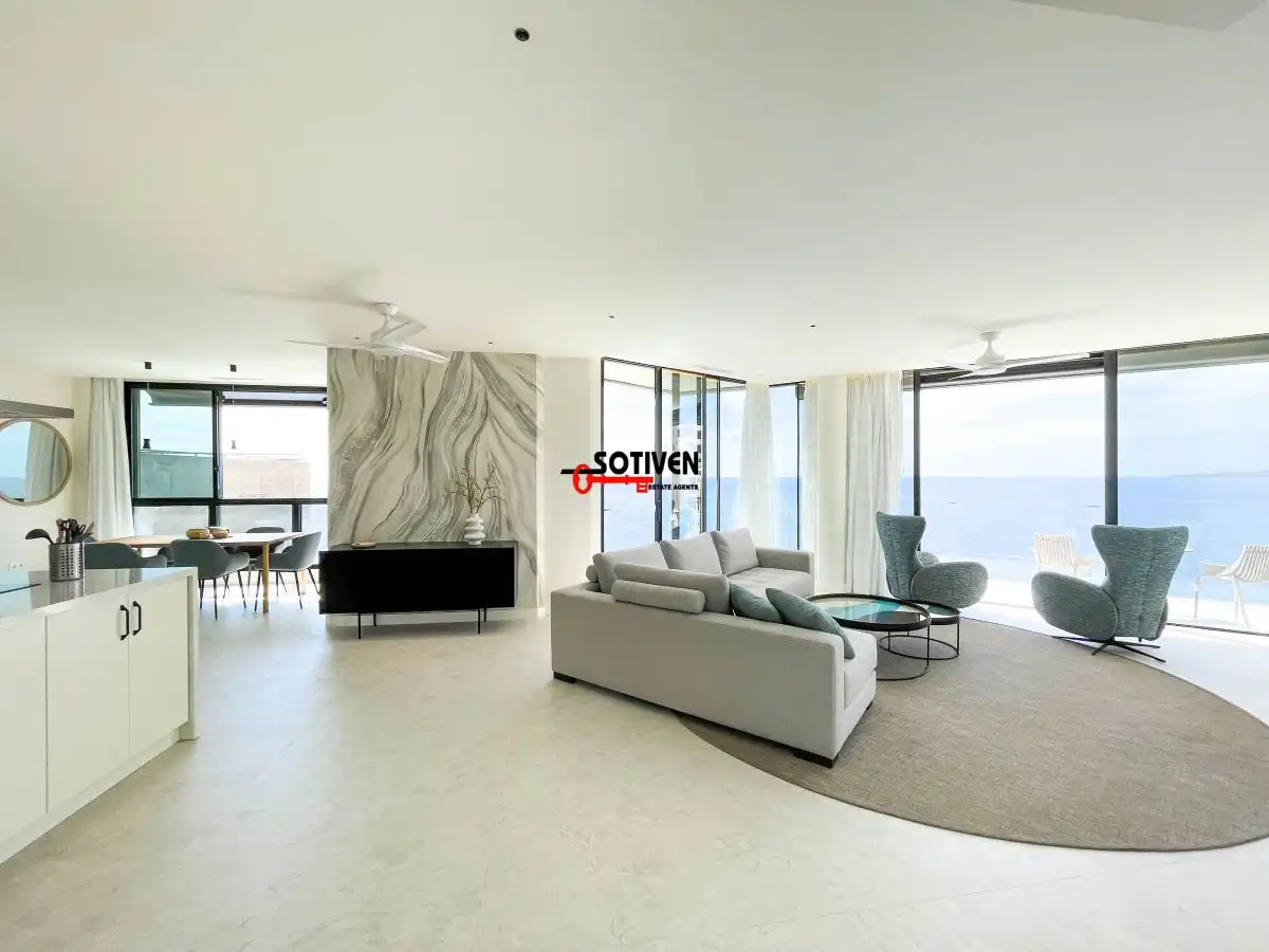 Sala de estar de Casa o chalet de alquiler en El Rosario con Terraza y Piscina