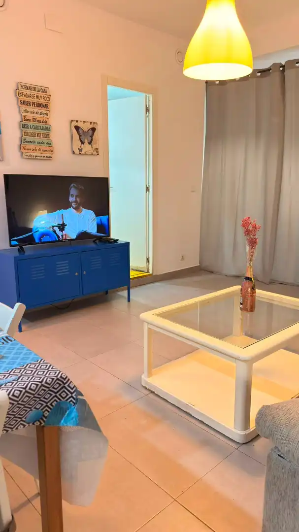 Living room of Apartments for rent in Granada  with Air Conditioner, Furnished and Washing machine