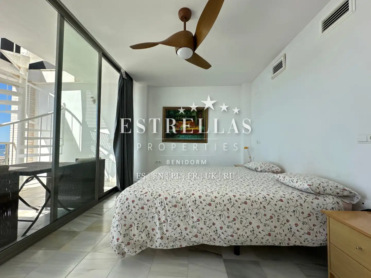 Habitación de Casa o chalet en venta en Villajoyosa / La Vila Joiosa con Aire acondicionado, Jardín privado y Terraza