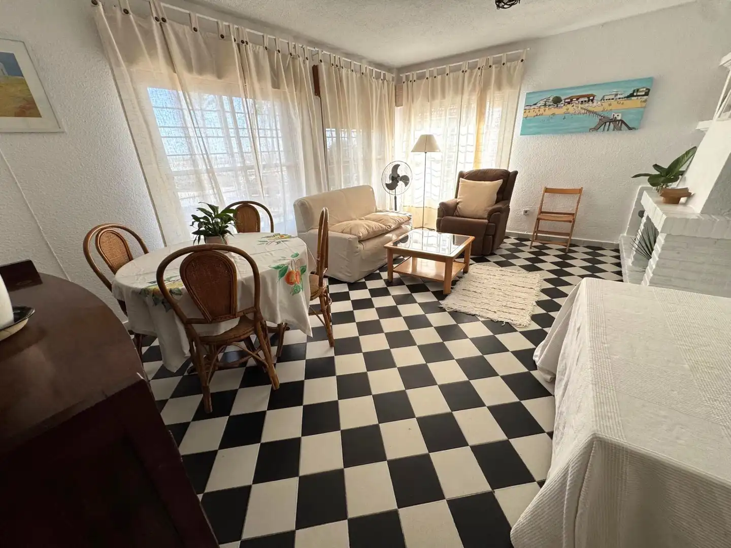 Wohnzimmer von Erdgeschoss zum Verkauf in Punta Umbría mit Möbliert