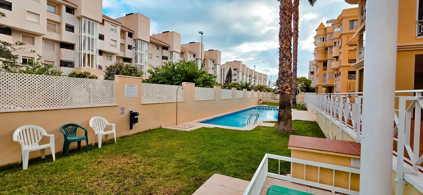 Swimming pool of Flat for rent in Alicante / Alacant  with Furnished and Community pool