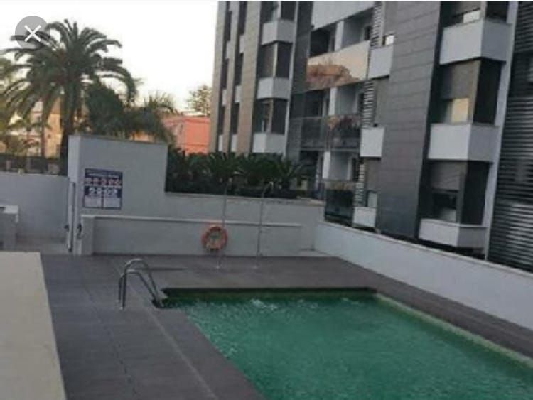 Swimming pool of Flat to rent in Algeciras  with Air Conditioner, Furnished and Community pool