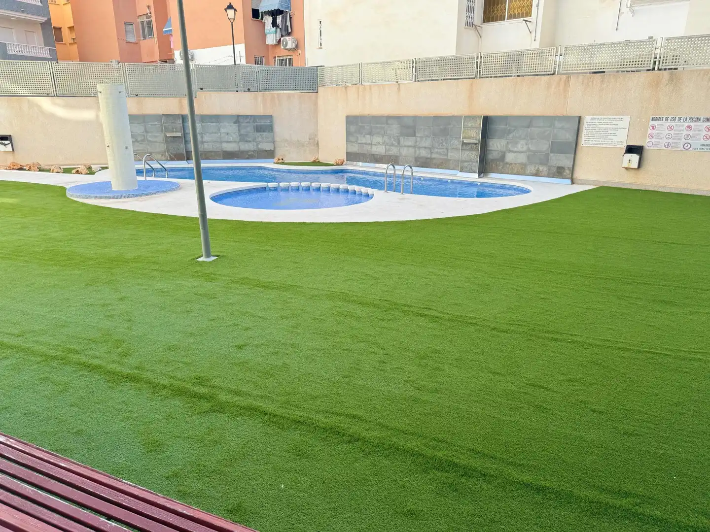 Swimming pool of Apartments for rent in El Campello  with Air Conditioner, Private garden and Terrace