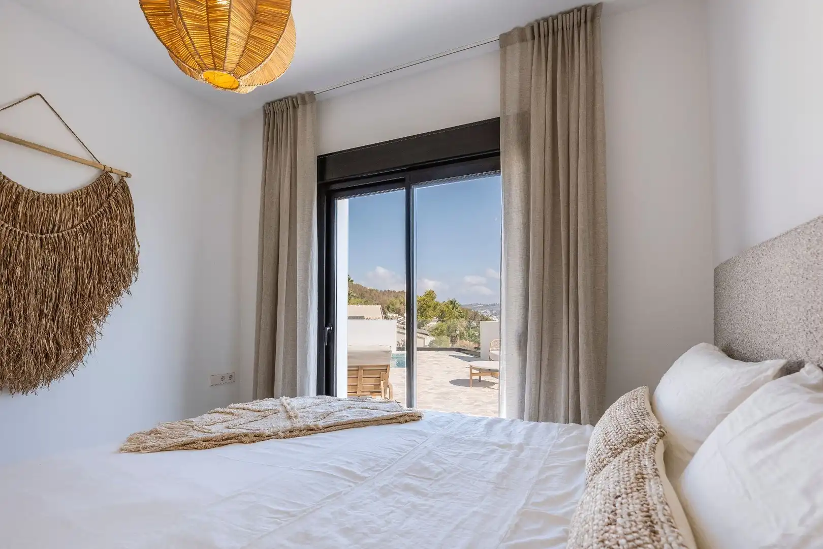 Bedroom of Houses for sale in Jávea / Xàbia  with Air Conditioner, Heating and Private garden