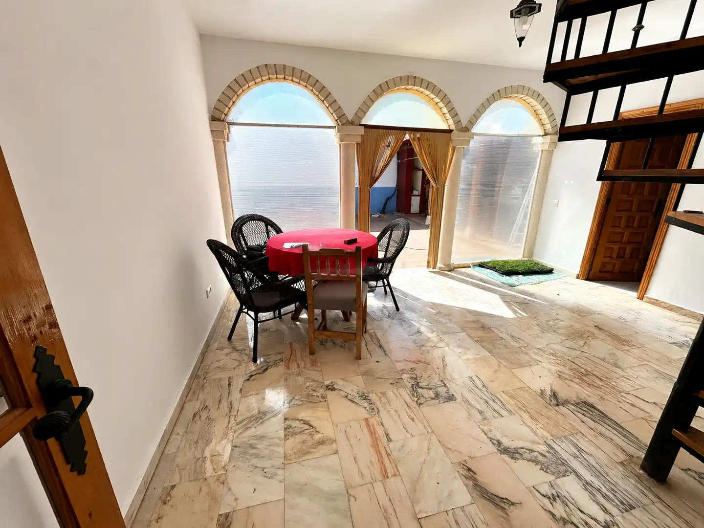 Menjador de Casa adosada en venda en Torralba de Calatrava amb Aire condicionat, Calefacció i Terrassa