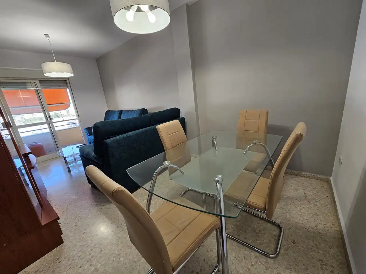 Dining room of Flat for rent in Jerez de la Frontera  with Air Conditioner, Terrace and Furnished