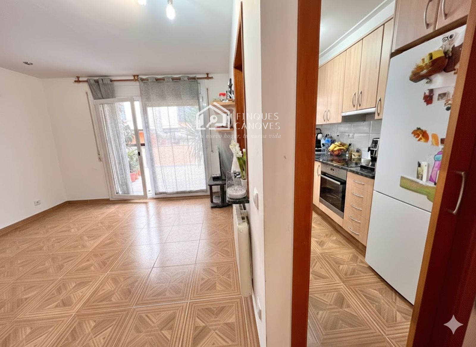 Kitchen of Flat for sale in Banyoles  with Heating, Terrace and Storage room