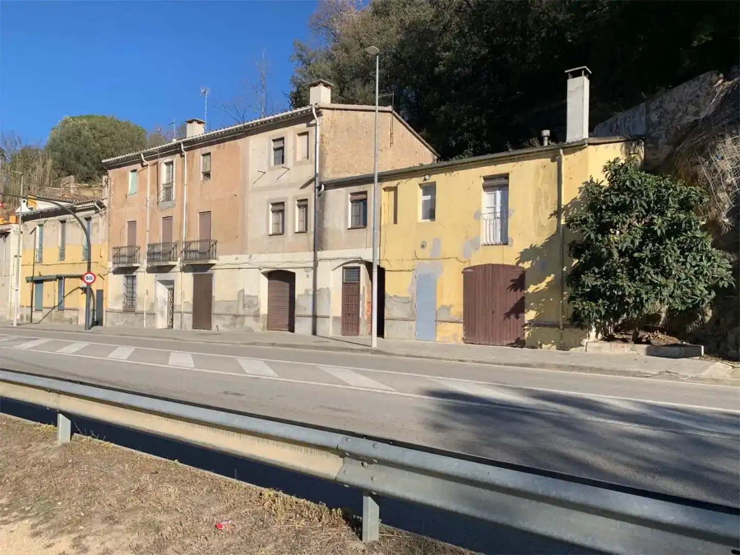 Vista exterior de Finca rústica en venda en Bescanó amb Aire condicionat i Balcó
