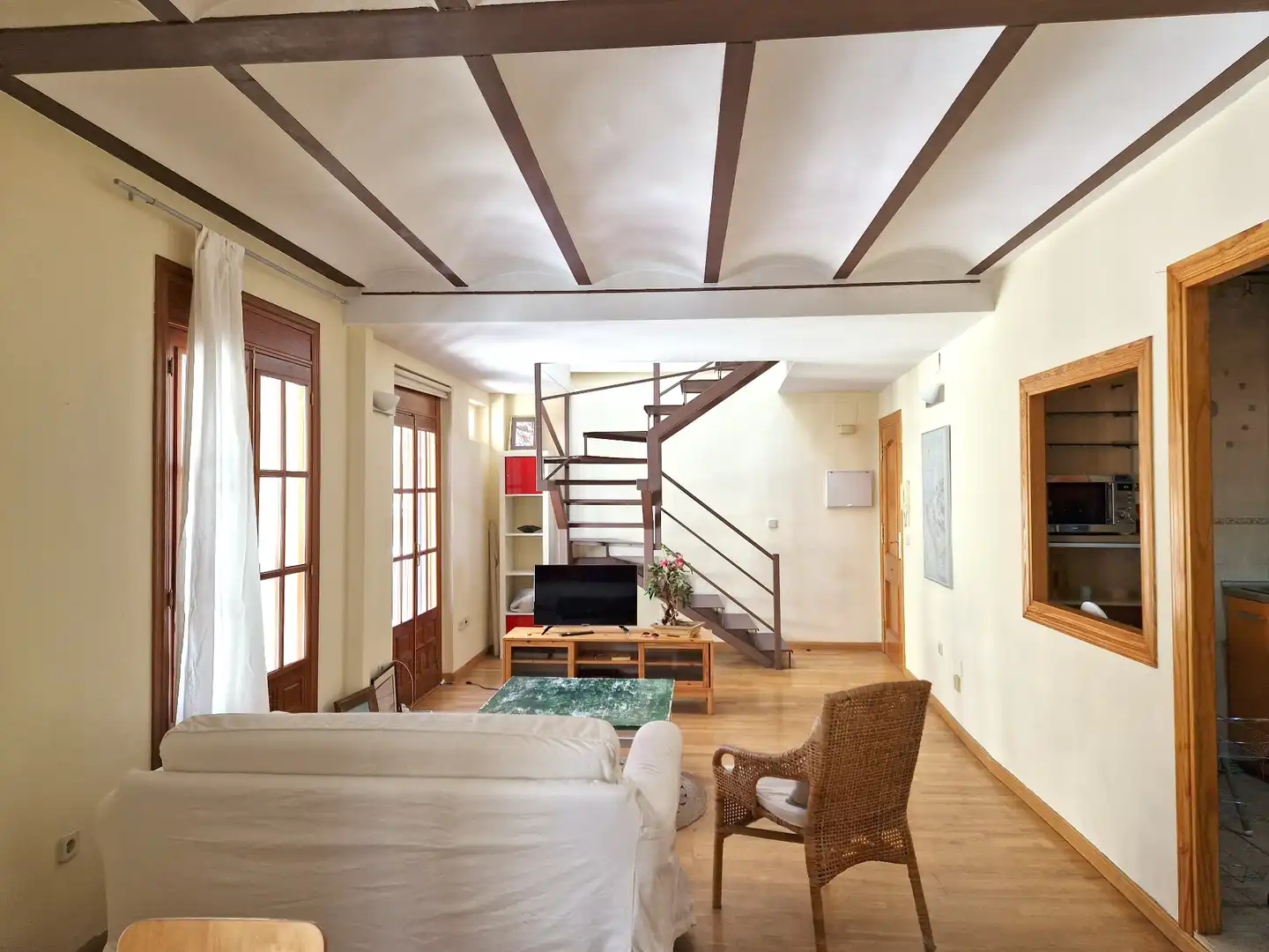 Wohnzimmer von Maisonette zum Verkauf in Toledo mit Klimaanlage, Heizung und Terrasse