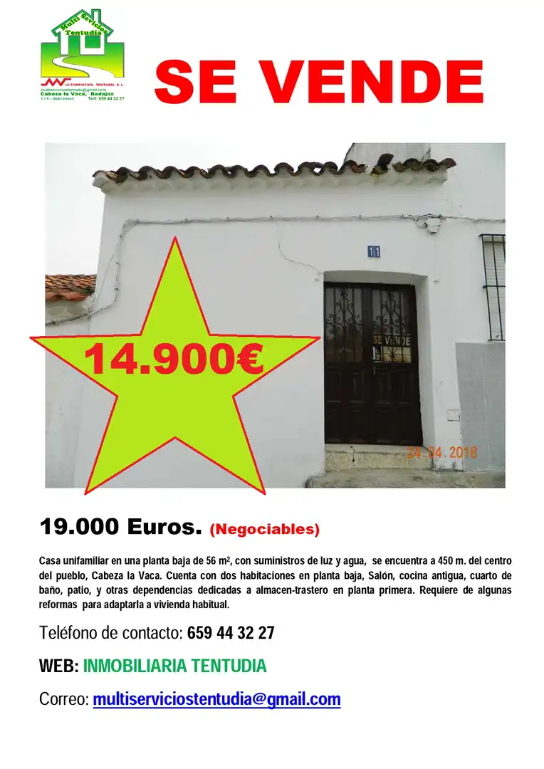 Reihenhaus zum Verkauf in Calle Reyes Huertas