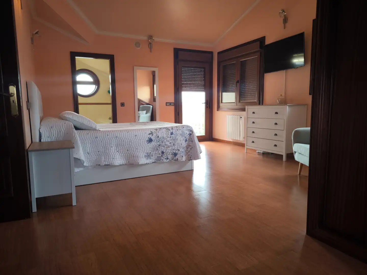 Dormitori de Casa o xalet en venda en Cambados amb Calefacció, Jardí privat i Parquet