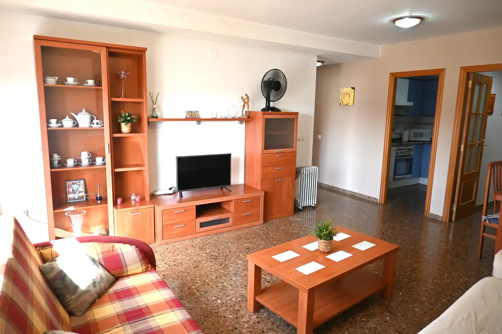 Sala de estar de Piso en venta en Sagunto / Sagunt con Aire acondicionado, Trastero y Amueblado