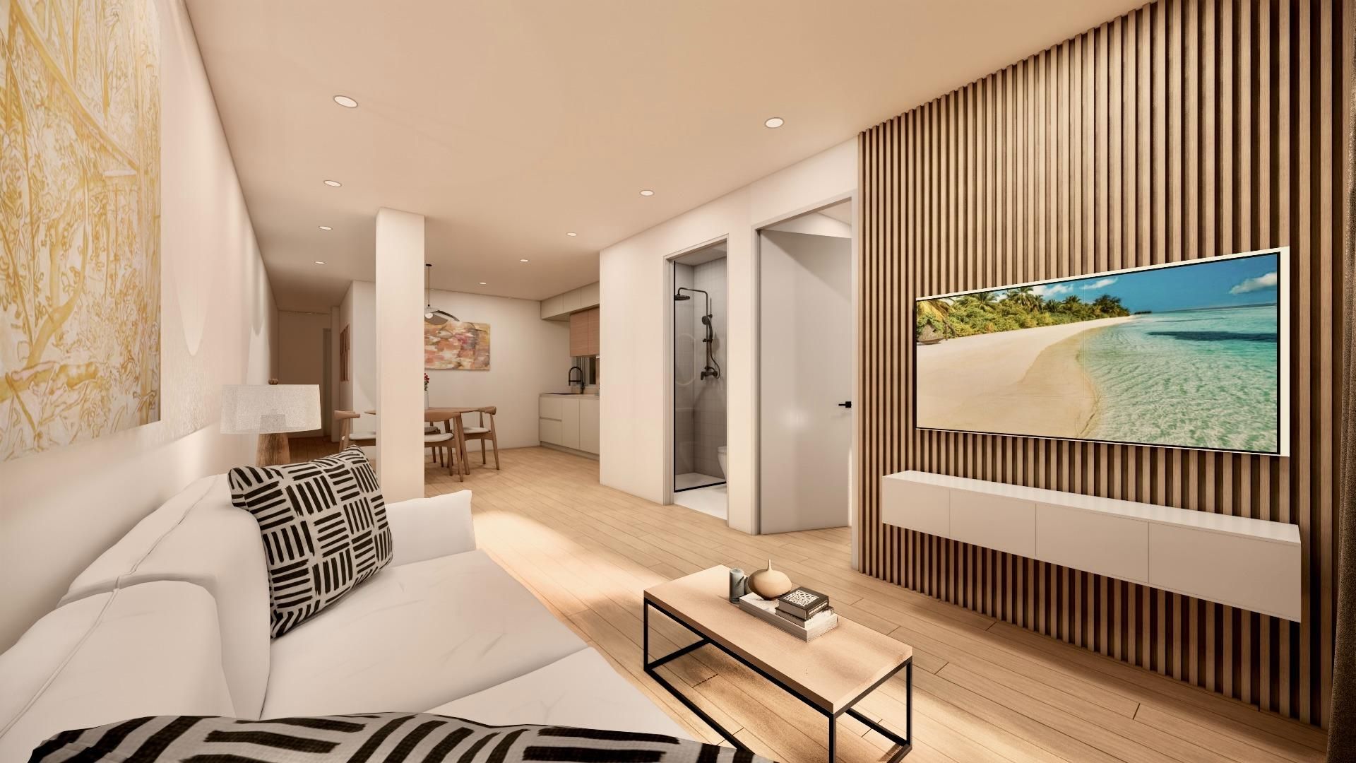 Living room of Apartment for sale in Málaga Capital  with Air Conditioner, Terrace and Balcony