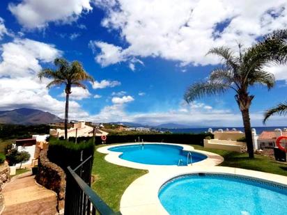 Exterior view of Flat for sale in Casares  with Air Conditioner, Heating and Private garden