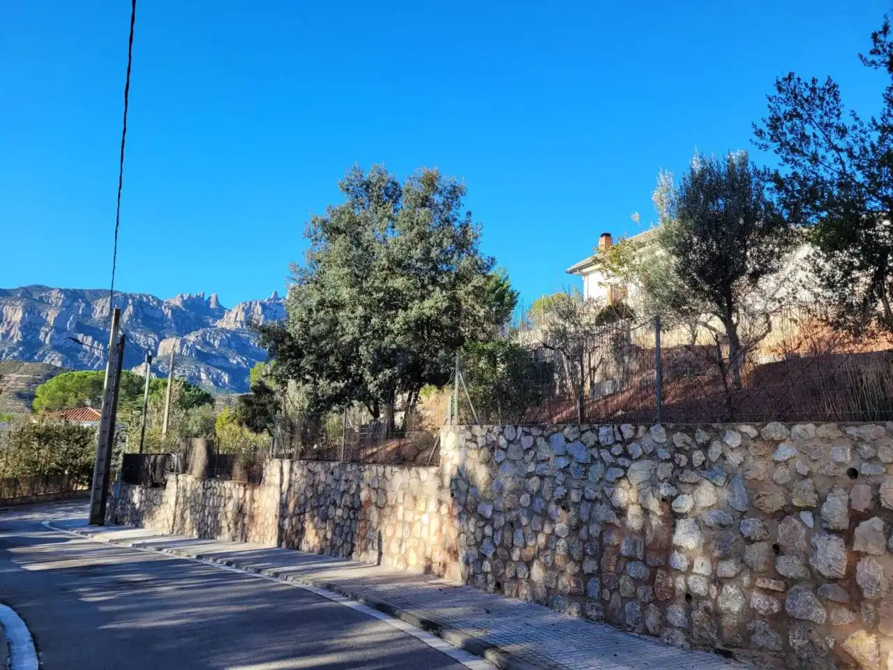Vista exterior de Casa o xalet en venda en Vacarisses amb Aire condicionat, Jardí privat i Piscina