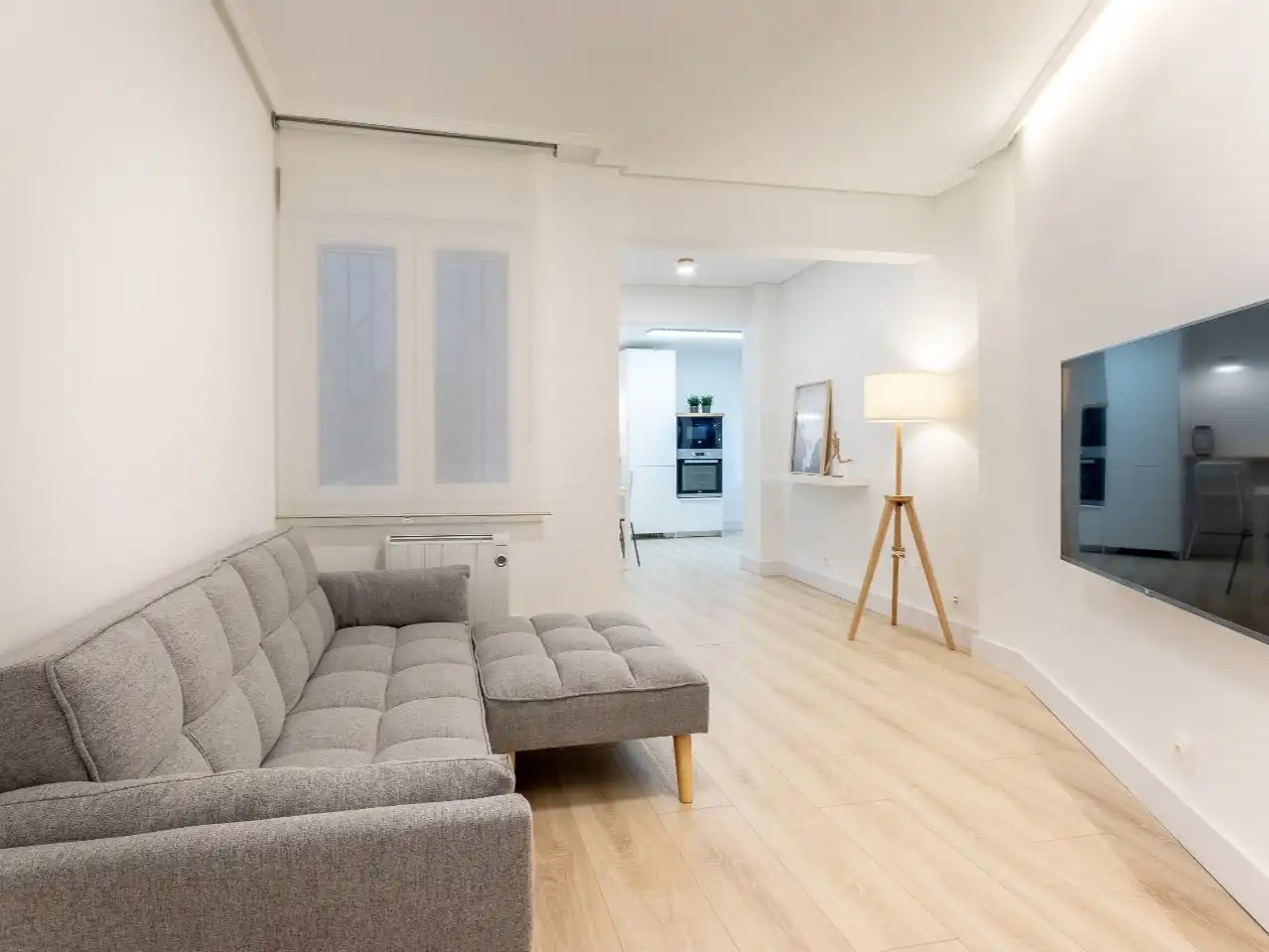 Living room of Flat for share in Bilbao   with Heating, Oven and Washing machine
