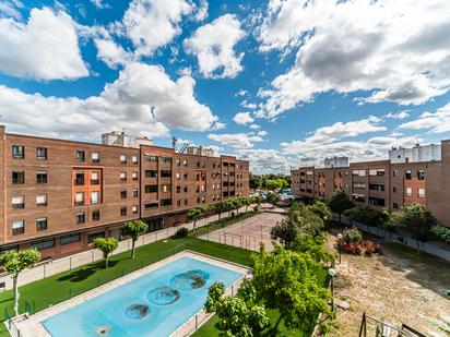 Exterior view of Flat for sale in Leganés  with Air Conditioner and Terrace