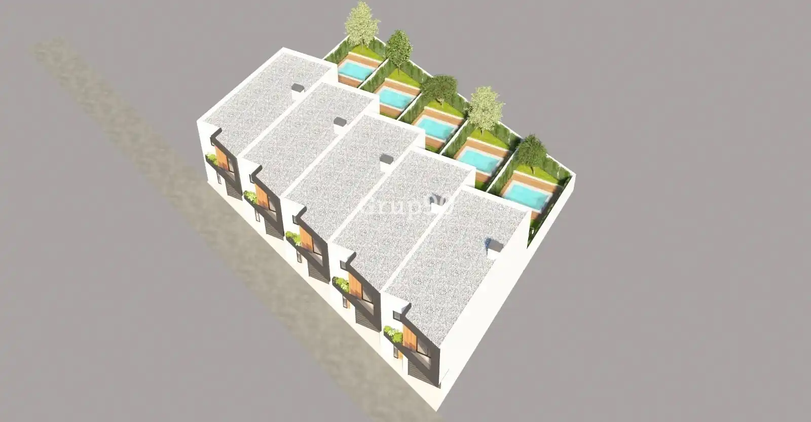 Vista exterior de Casa adosada en venda en Albatàrrec amb Calefacció, Jardí privat i Traster