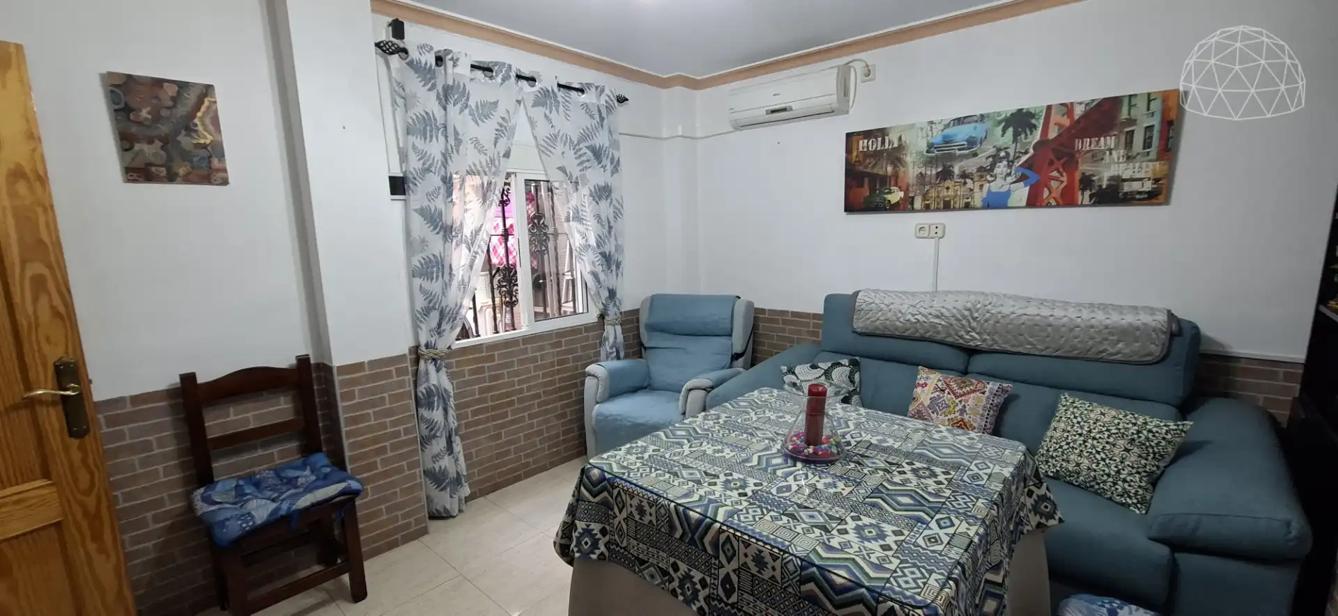 Wohnzimmer von Haus oder Chalet zum Verkauf in Sevilla mit Klimaanlage, Terrasse und Möbliert