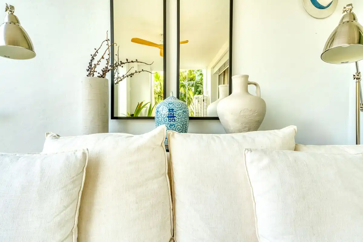 Sala de estar de Planta baja en venta en Casares con Aire acondicionado, Jardín privado y Terraza