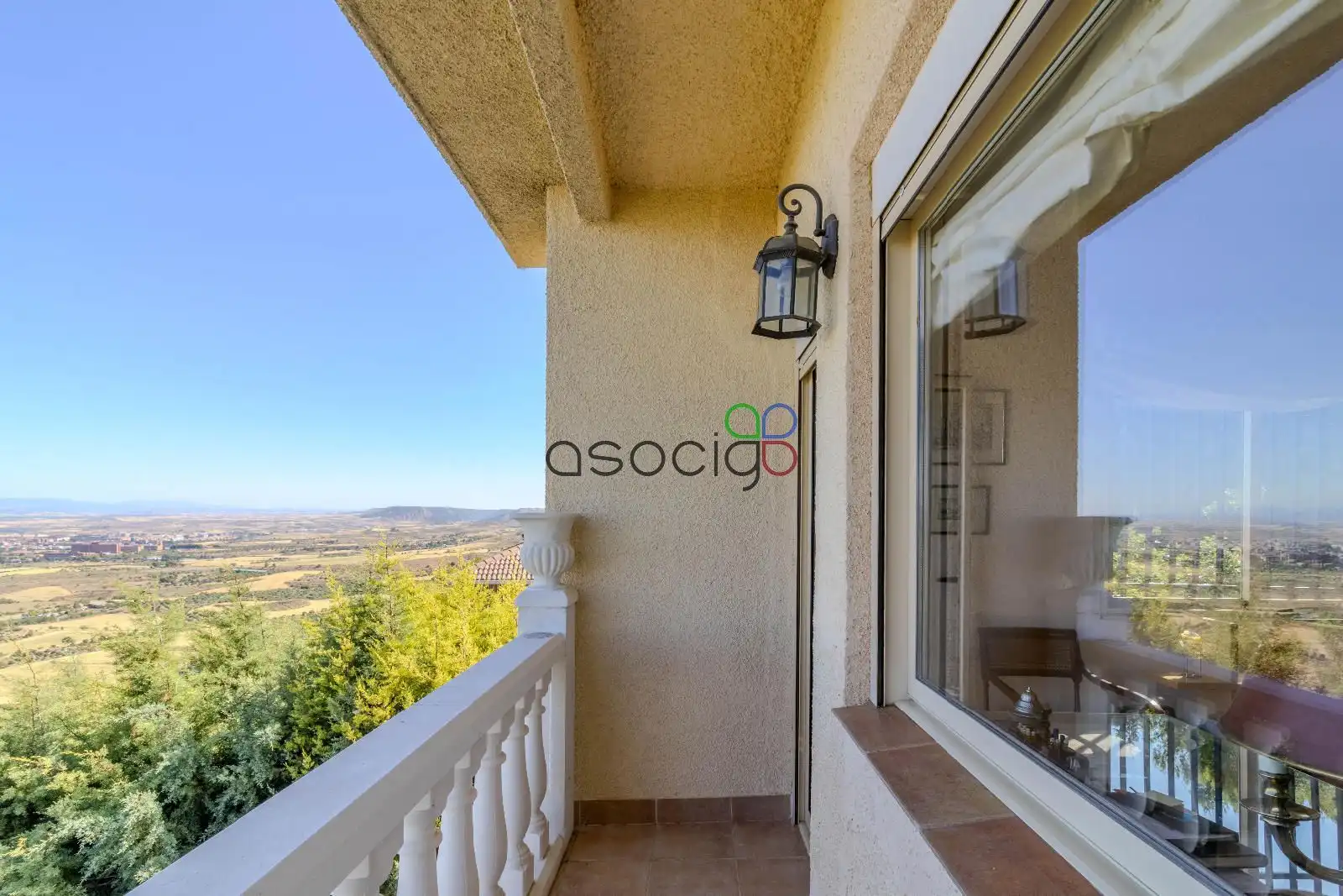 Terraza de Casa o chalet en venta en Guadalajara con Aire acondicionado, Calefacción y Jardín privado