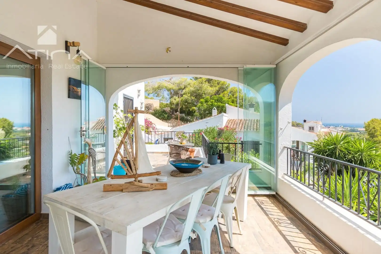 Terraza de Casa o chalet en venta en Jávea / Xàbia con Aire acondicionado, Calefacción y Jardín privado