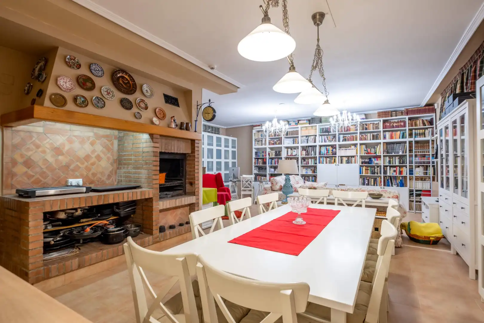 Dining room of Detached homes for sale in Zaragoza  with Air Conditioner, Heating and Community pool