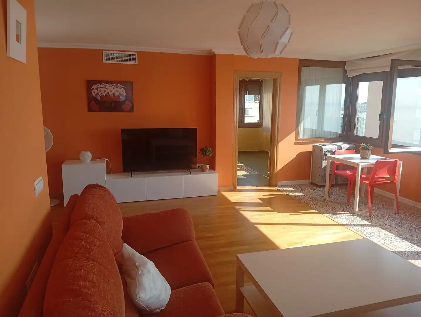 Living room of Flat for rent in Torremolinos  with Air Conditioner, Heating and Terrace