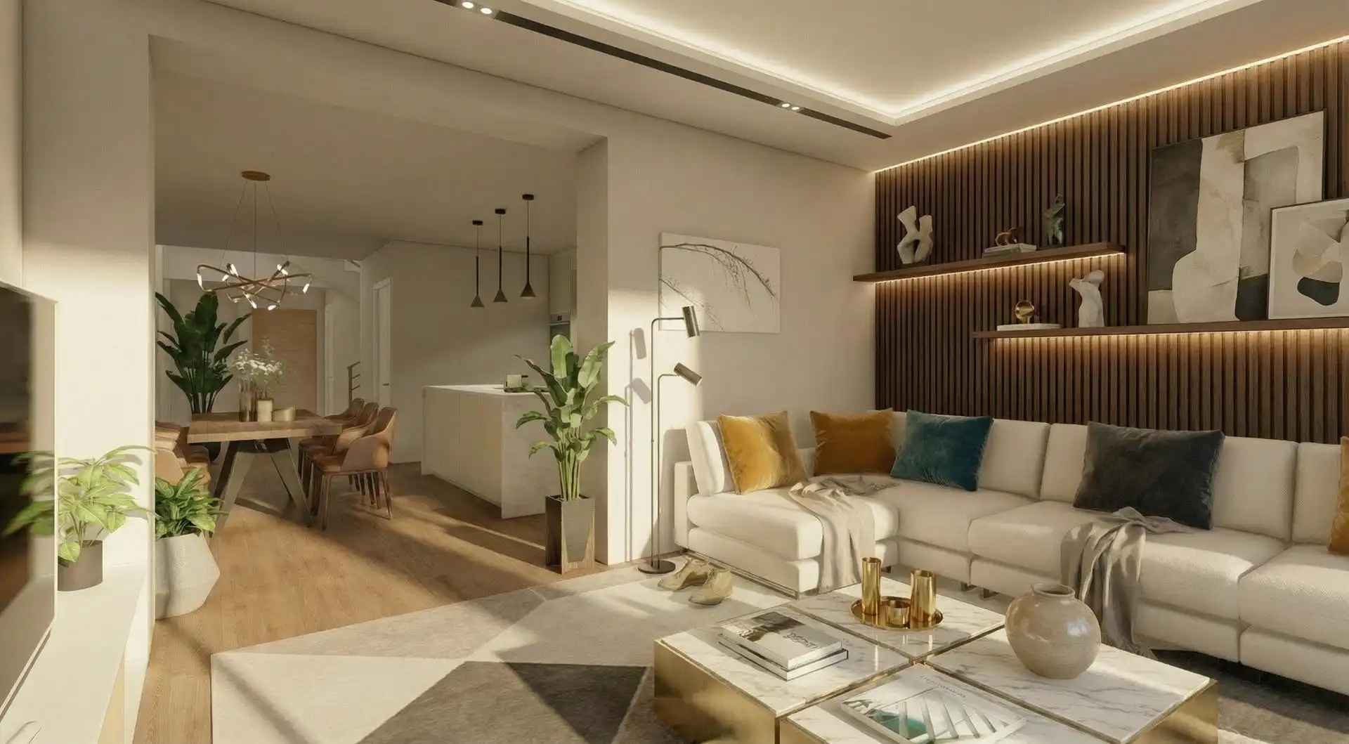 Sala de estar de Dúplex en venta en Sabadell
