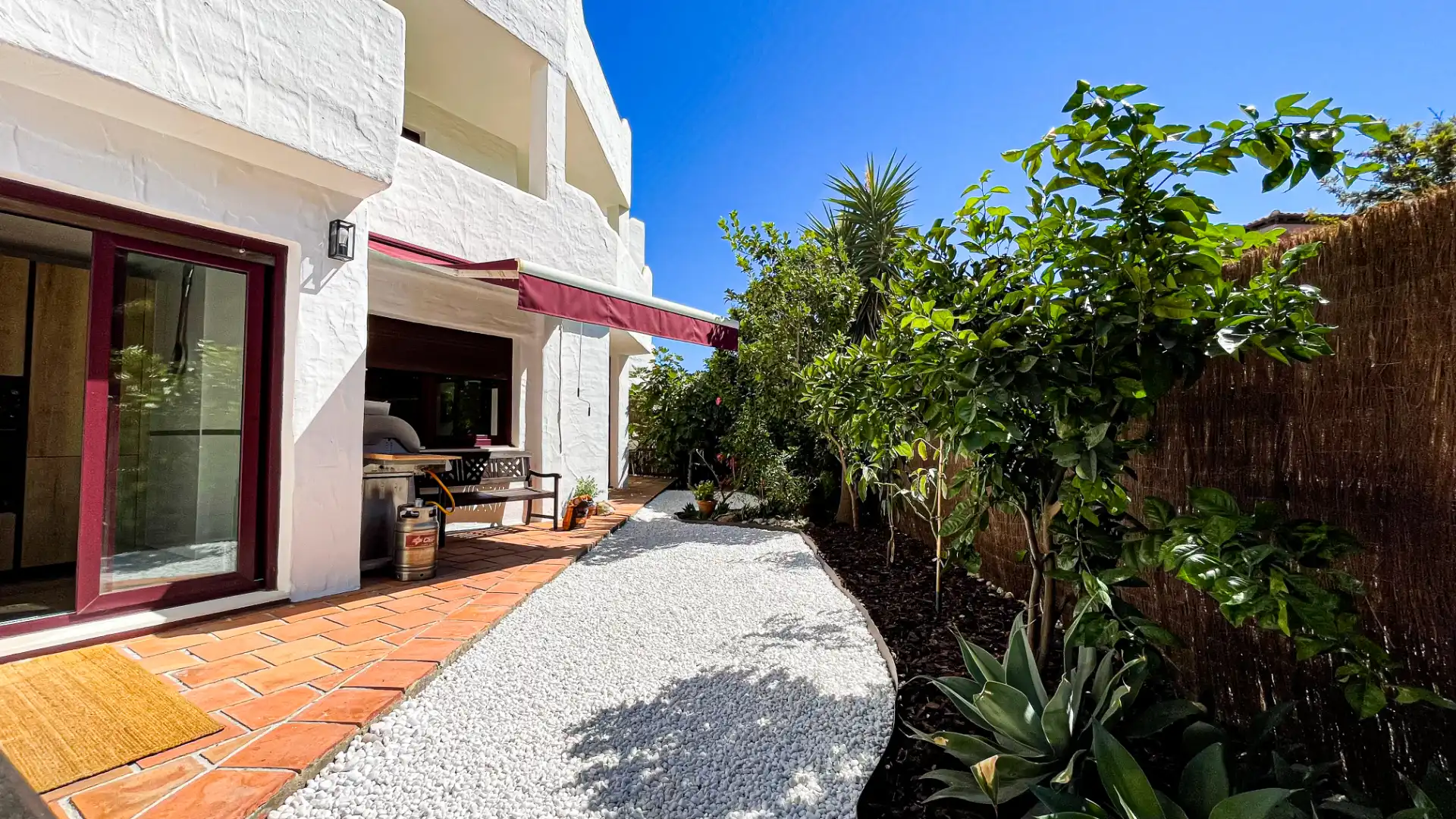 Garden of Flat for sale in Casares  with Air Conditioner, Private garden and Terrace