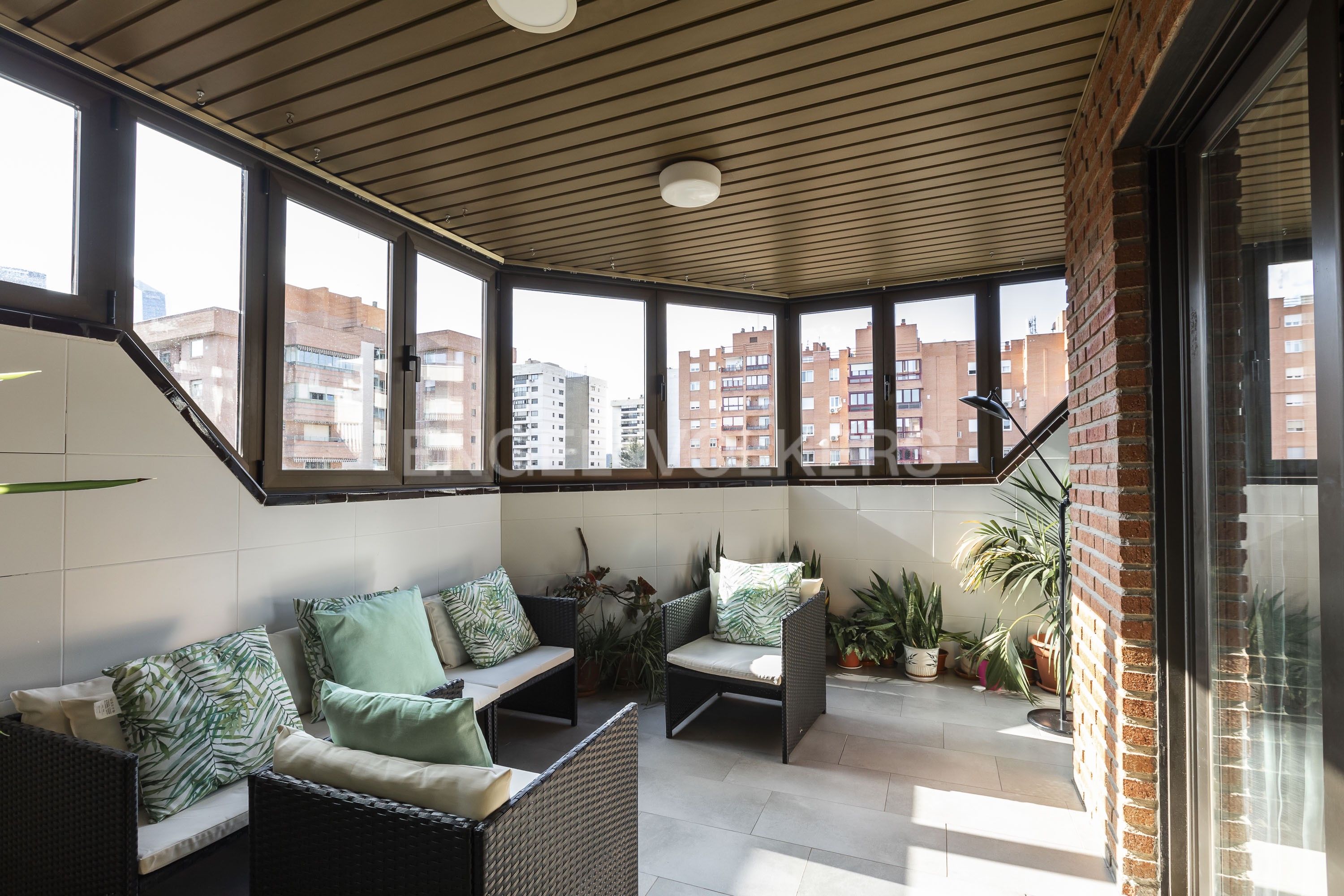 Terrace of Apartment for sale in  Madrid Capital  with Air Conditioner, Heating and Private garden