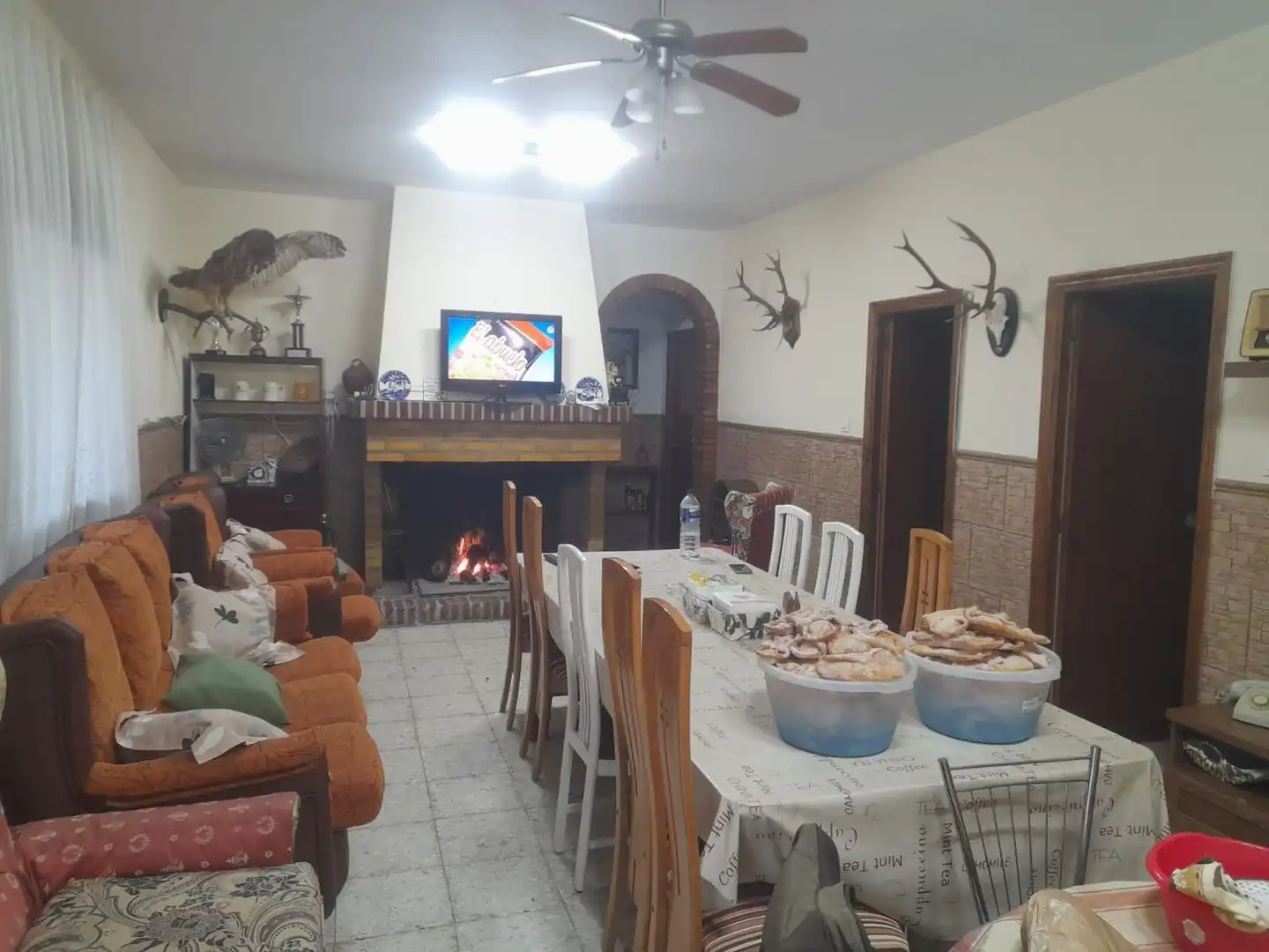 Comedor de Finca rústica en venta en Fuente Obejuna con Jardín privado