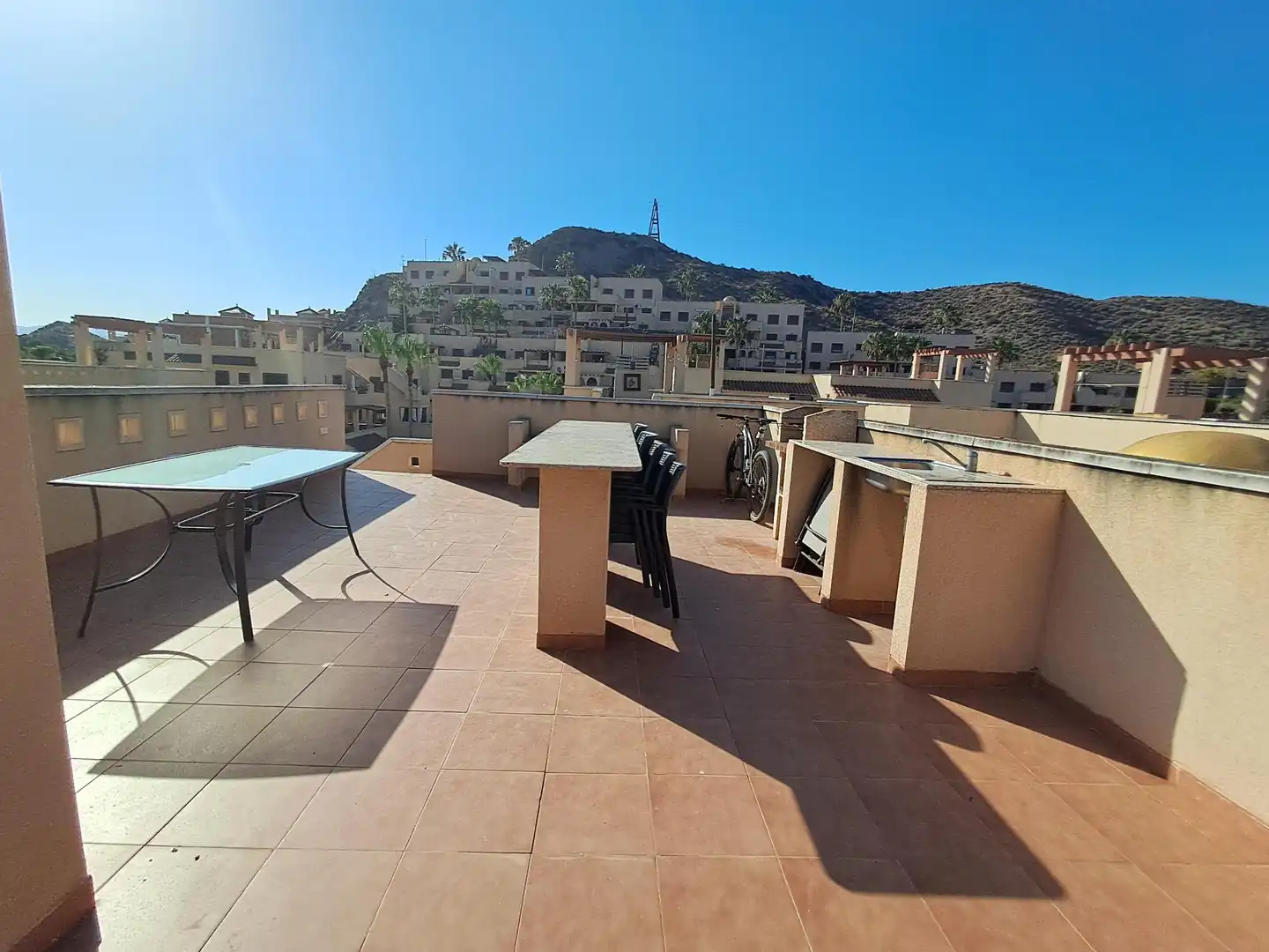 Terrasse von Dachboden zum Verkauf in Águilas mit Klimaanlage, Heizung und Privatgarten