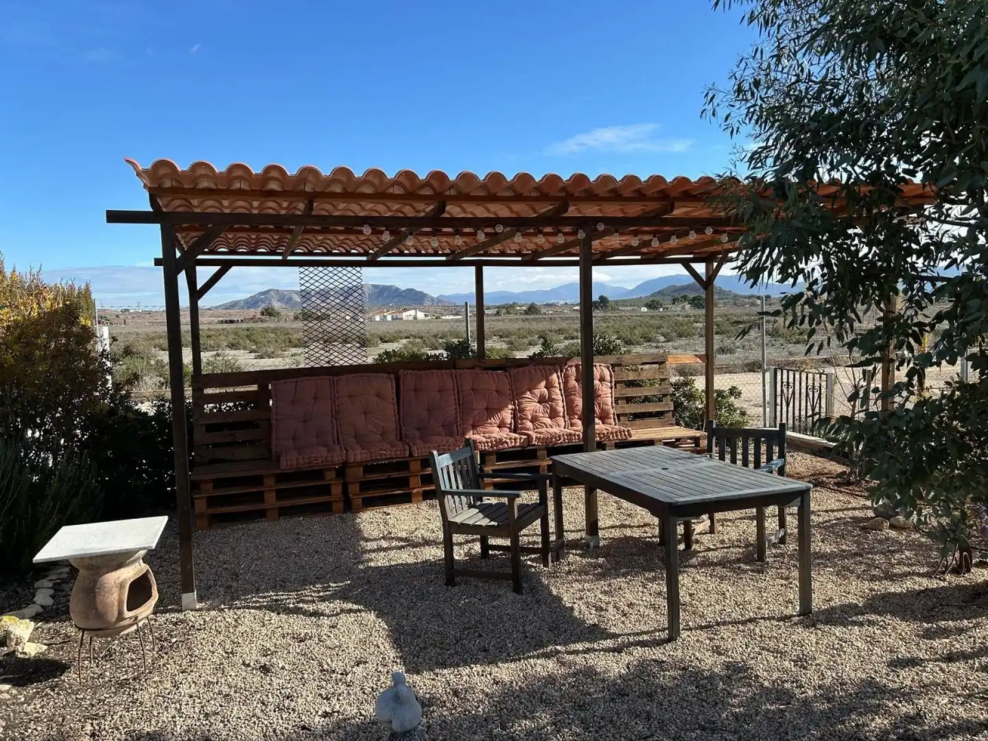 Terraza de Casa o chalet en venta en Villena con Jardín privado, Terraza y Piscina