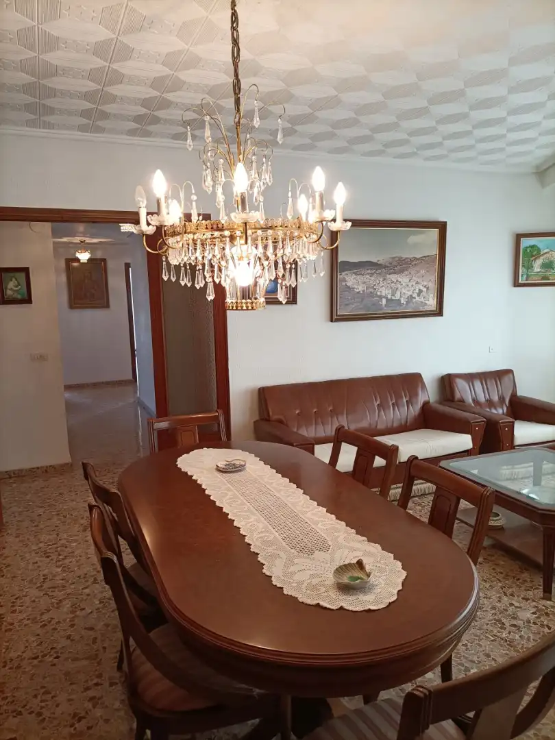 Menjador de Casa o xalet en venda en Algimia de Almonacid amb Jardí privat, Terrassa i Moblat