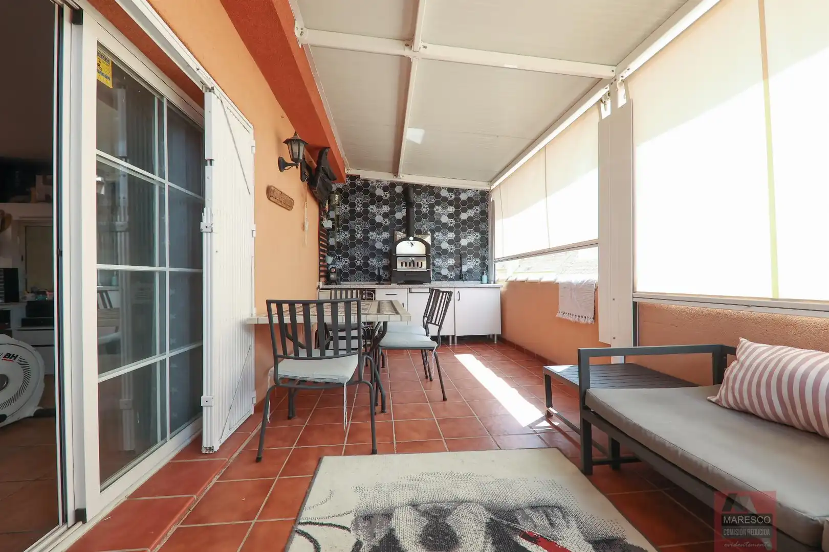 Terrace of Detached homes for sale in Mijas  with Air Conditioner, Heating and Terrace