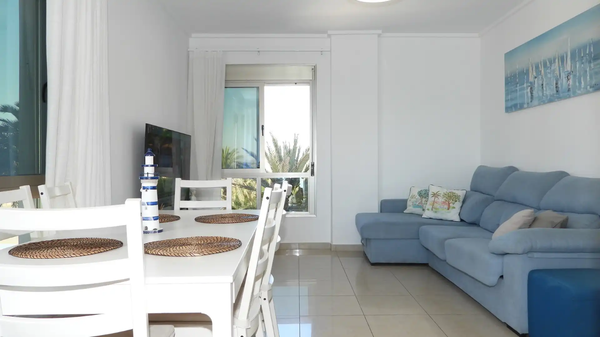 Sala d'estar de Apartament en venda en La Manga del Mar Menor amb Aire condicionat, Calefacció i Terrassa