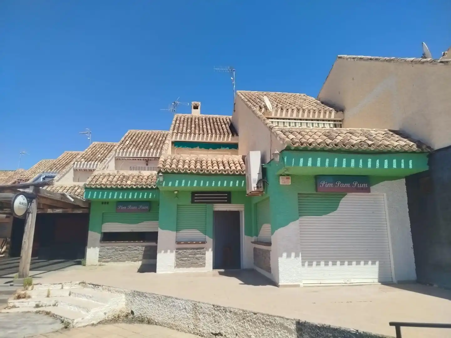 Vista exterior de Nave industrial en venta en Mazarrón