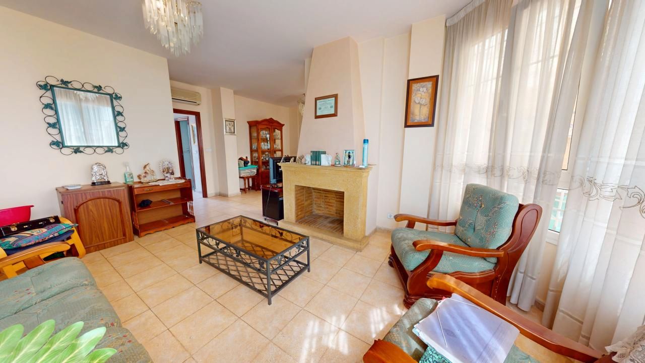 Sala d'estar de Casa adosada en venda en Sant Joan d'Alacant amb Aire condicionat, Calefacció i Jardí privat