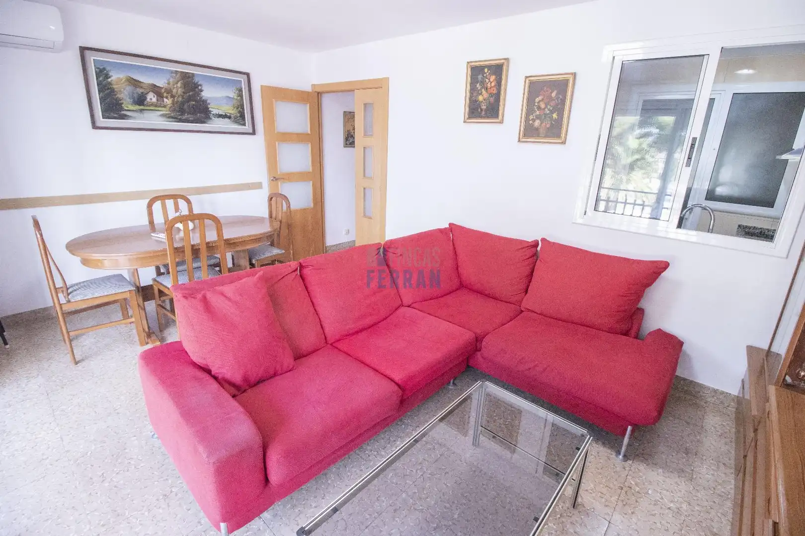 Sala de estar de Apartamento en venta en El Vendrell con Aire acondicionado y Terraza