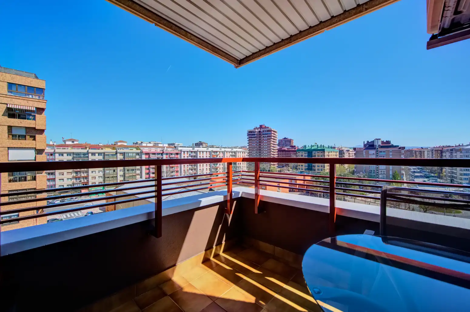 Terrace of Flat for sale in  Pamplona / Iruña  with Air Conditioner, Heating and Parquet flooring