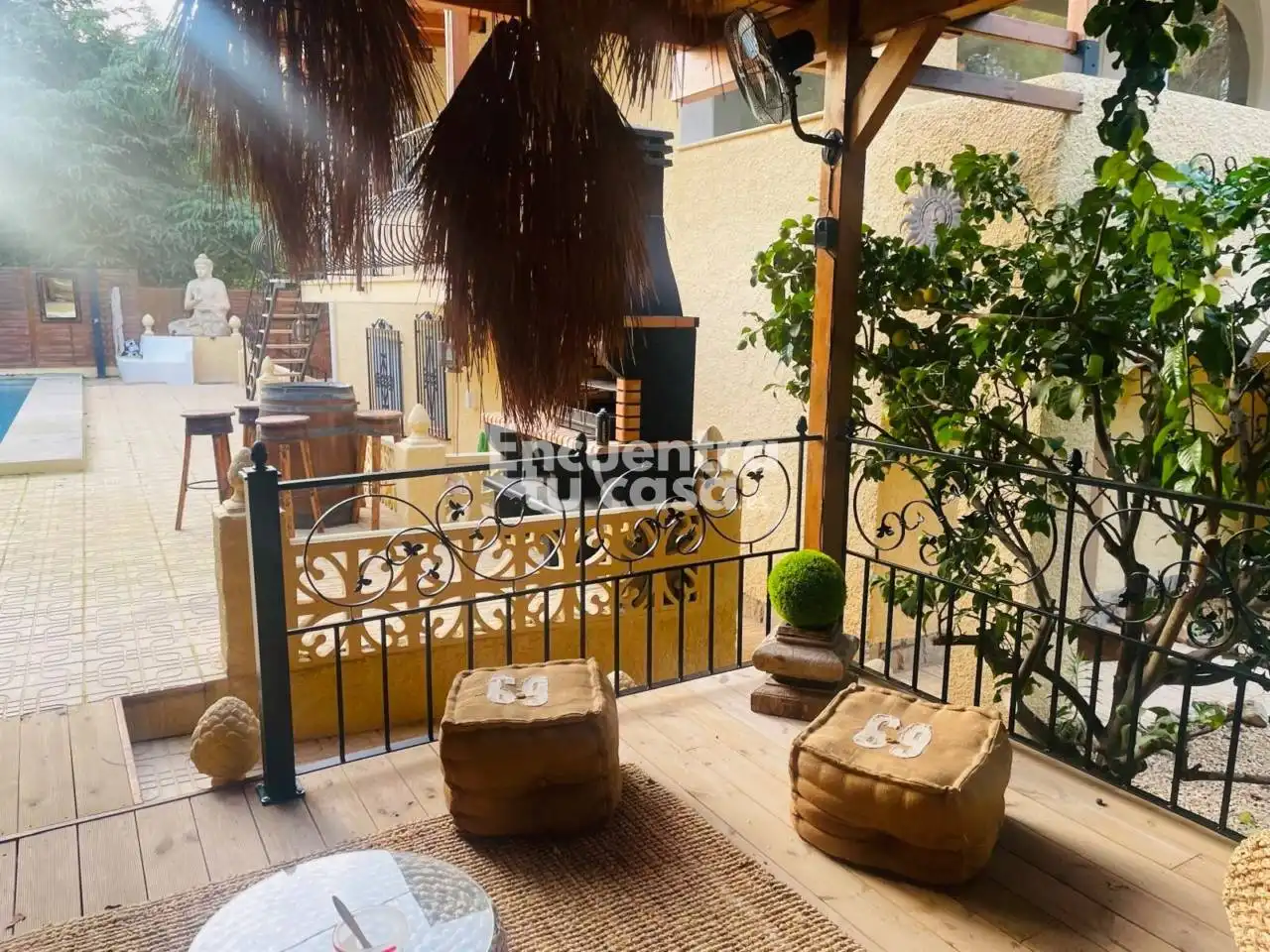 Terraza de Casa o chalet de alquiler en L'Alfàs del Pi con Aire acondicionado, Calefacción y Jardín privado