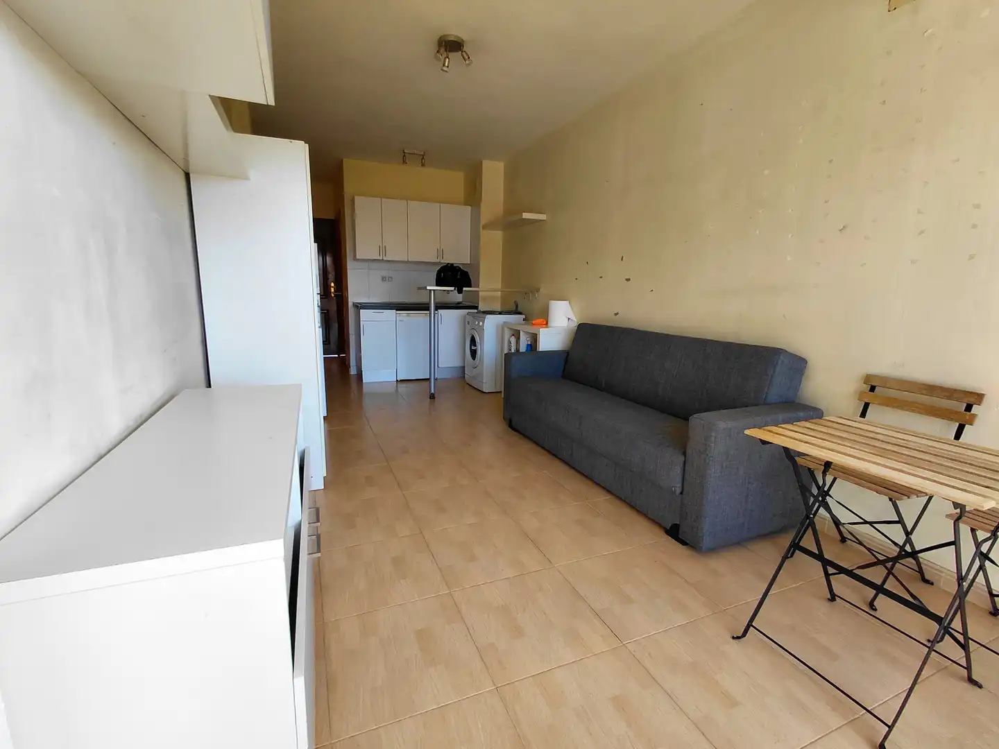 Wohnzimmer von Wohnung zum Verkauf in Benalmádena mit Klimaanlage, Terrasse und Gemeinschaftspool